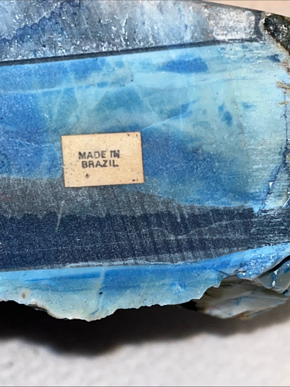 Blue Agate Geode Bookends - Picture 3 of 7